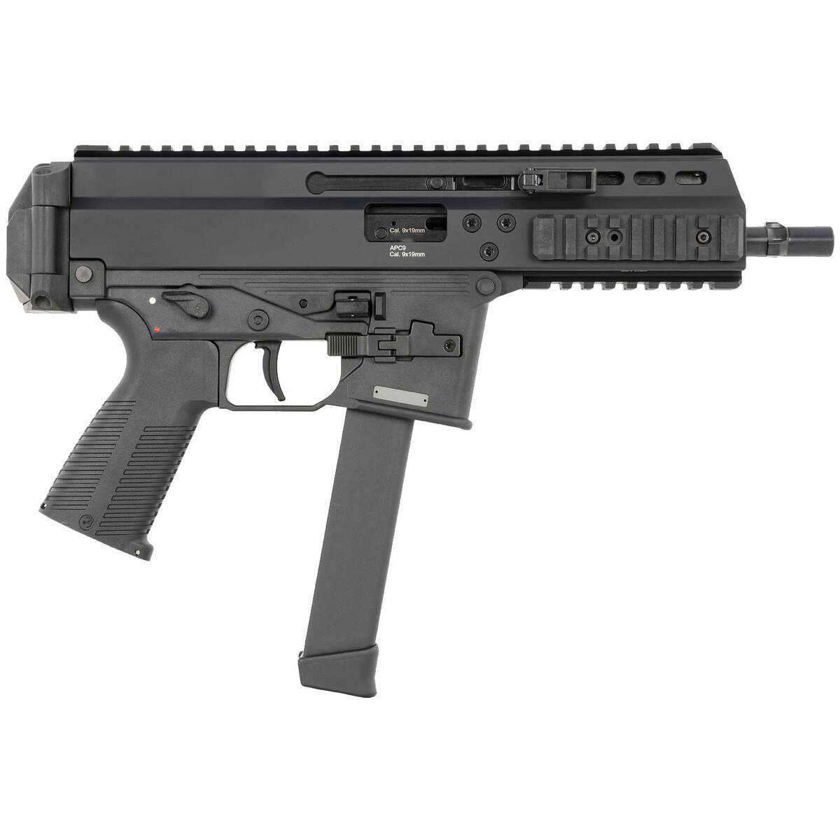 B&T APC9 Pro 9mm Luger 6.8in Anodized Black Modern Sporting Pistol - 33+1 Rounds