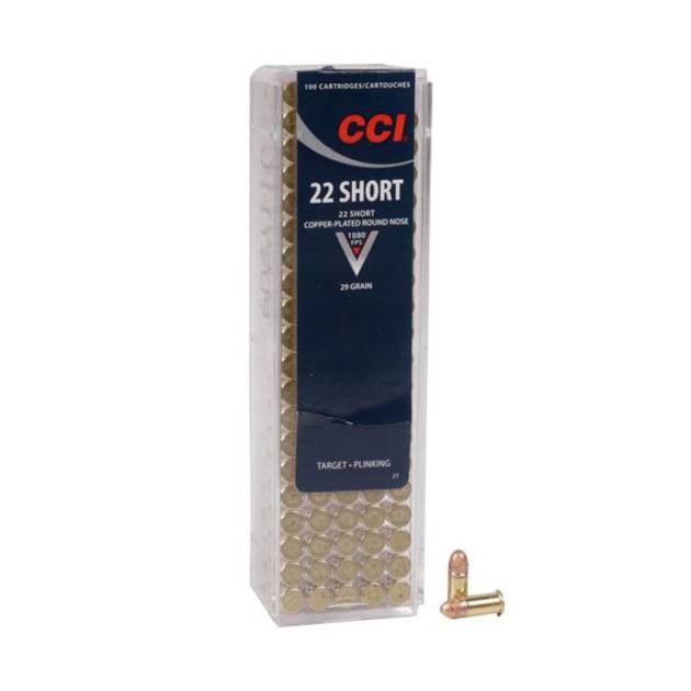 Aguila High Velocity 22 Short 29gr CPRN Rimfire Ammo - 50 Rounds