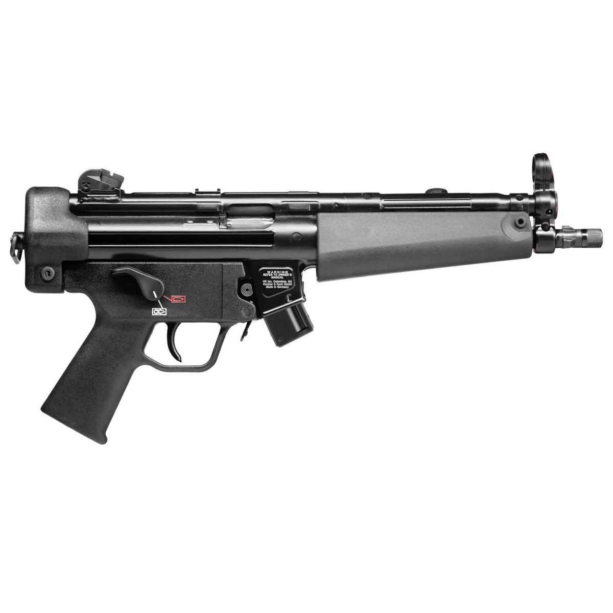 HK SP5 9mm Luger 8.86in Matte Black Modern Sporting Pistol - 10+1 Rounds