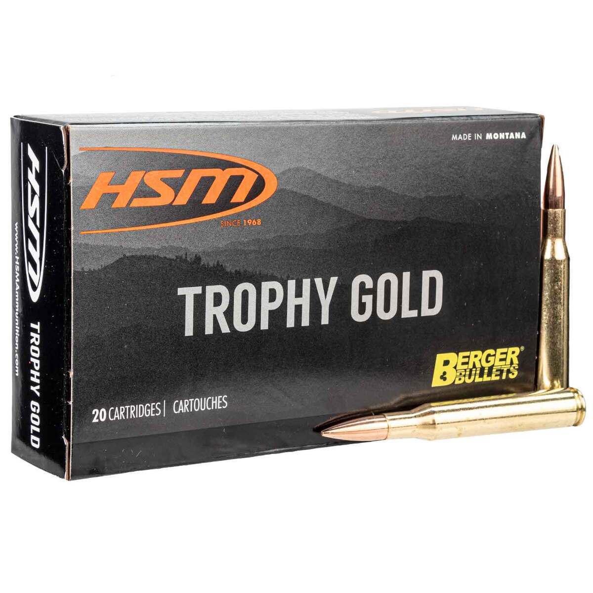 HSM Trophy Gold 270 Winchester 150gr VLD Rifle Ammo - 20 Rounds