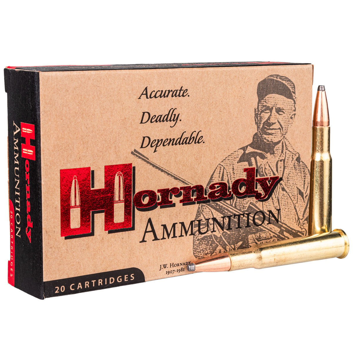 Hornady Custom 30-40 Krag 180gr Interlock SP Rifle Ammo - 20 Rounds