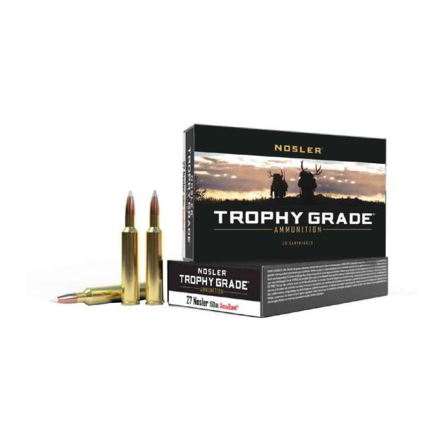 Nosler Trophy Grade 27 Nosler 150gr TPFMJ Rifle Ammo - 20 Rounds