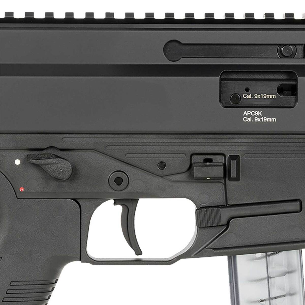 B&T APC9K Pro 9mm Luger 4.3in Anodized Black Modern Sporting Pistol - 30+1 Rounds - Image 5