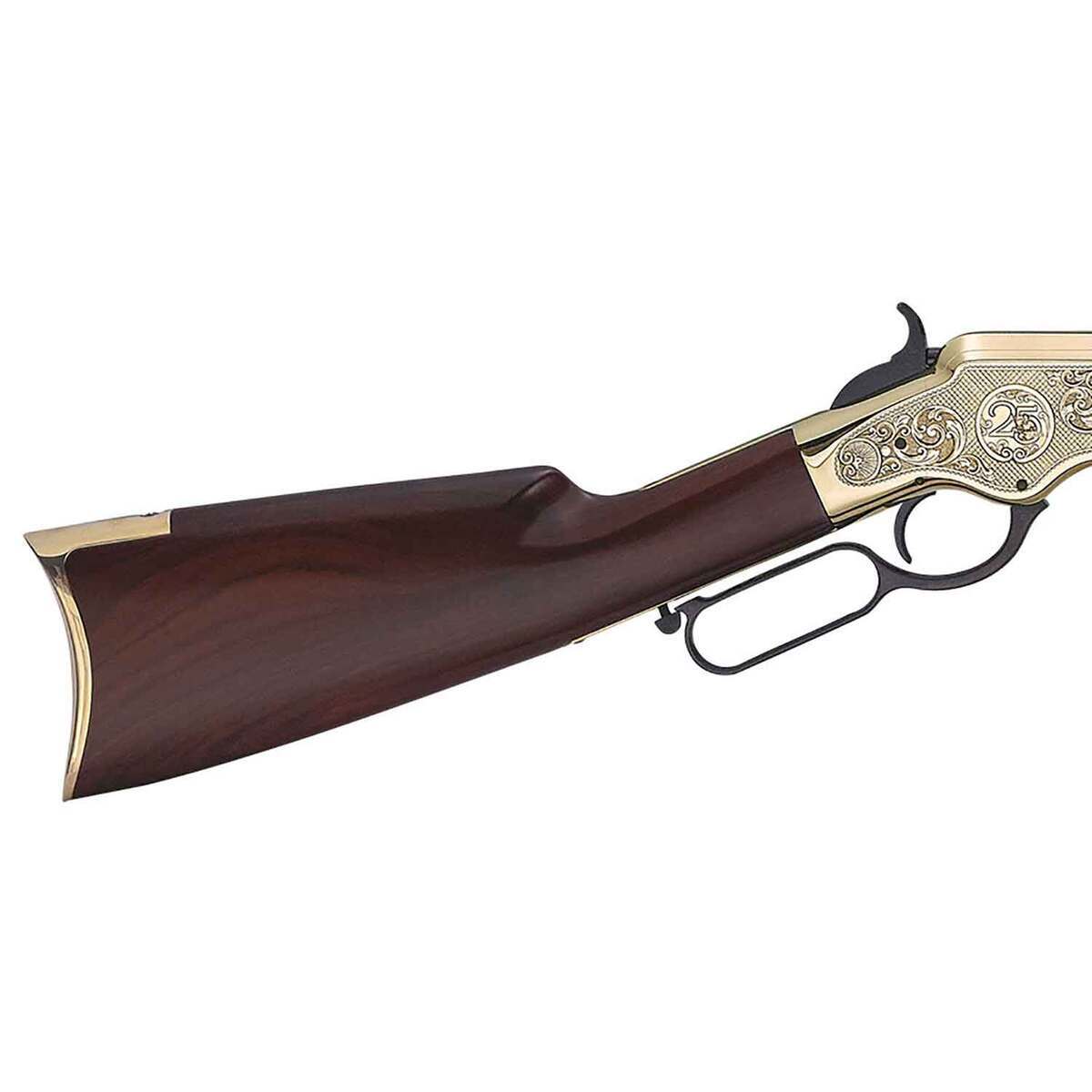 Henry Original Deluxe 25th Anniversary Engraved 44-40 Winchester Blued Brown Lever Action Rifle - 24.5in - Image 6