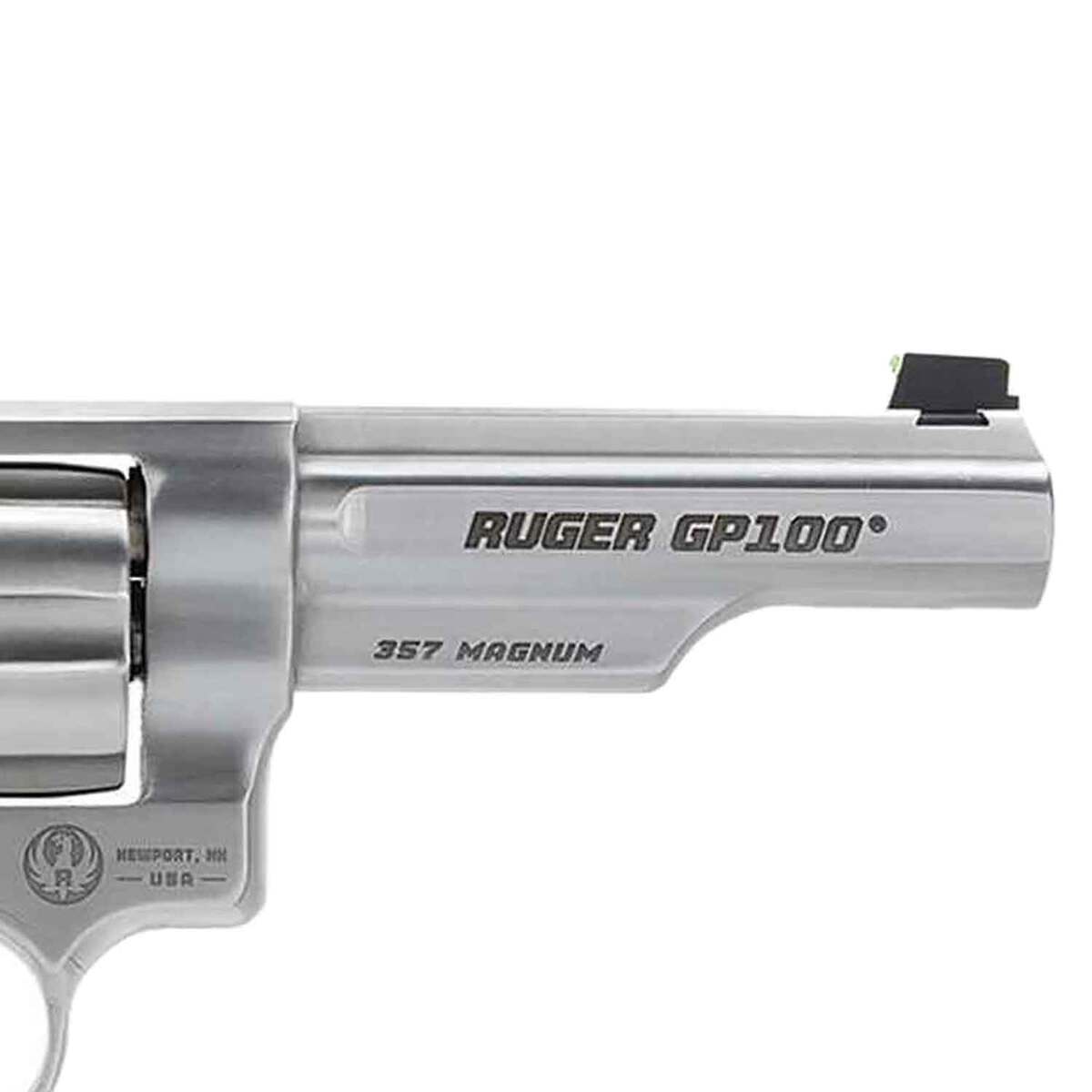 Ruger GP100 Match Champion Fixed Sights 357 Magnum 4.2in Stainless Revolver - 6 Rounds - Image 7