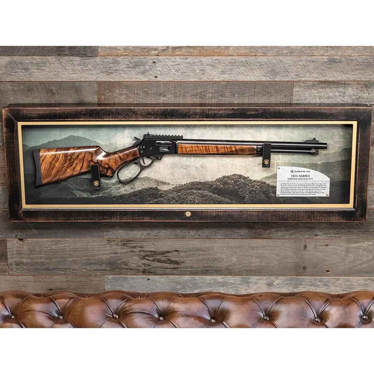 Smith & Wesson Model 1854 Limited Edition 44 Magnum Black PVD/High Grade Walnut Lever Action Rifle - 19.25in - Image 8
